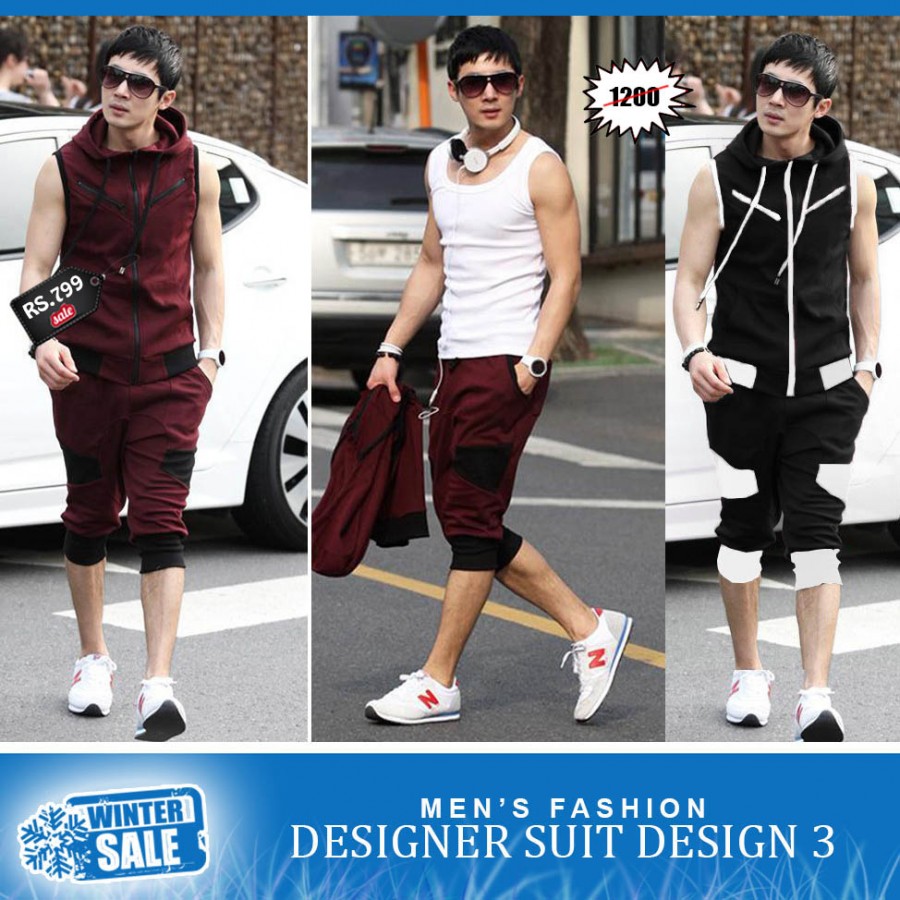 Mens Fashion Designer Suit Design 3 - Winter Sale
